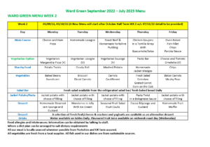 Sept 22 Wk 2 – Ward Green Primary School