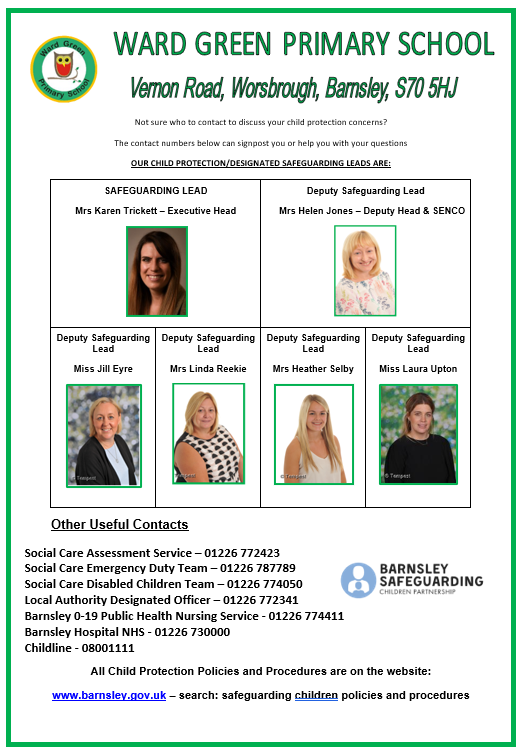 Safeguarding – Ward Green Primary School